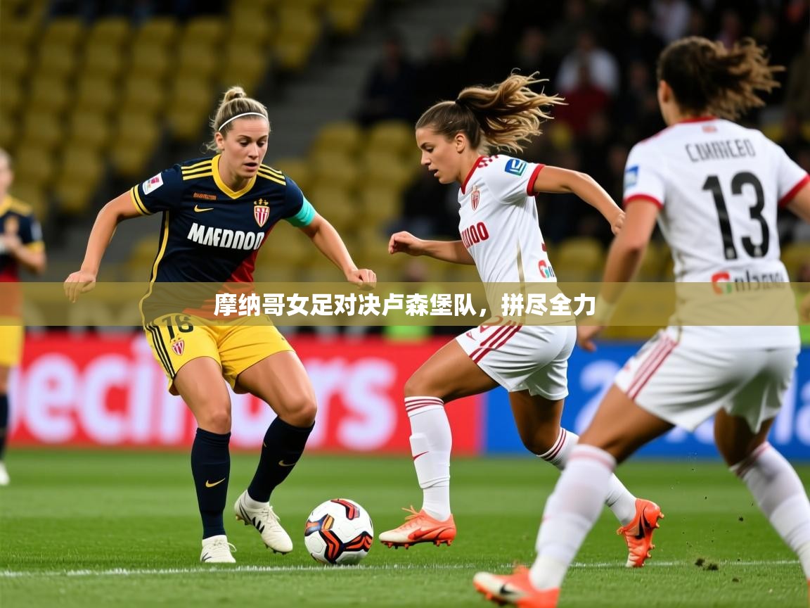 摩纳哥女足对决卢森堡队，拼尽全力  第2张